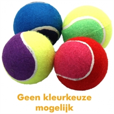 HAPPY PET TENNISBAL ASSORTI 4 STUKS 6,5X6,5X6,5 CM